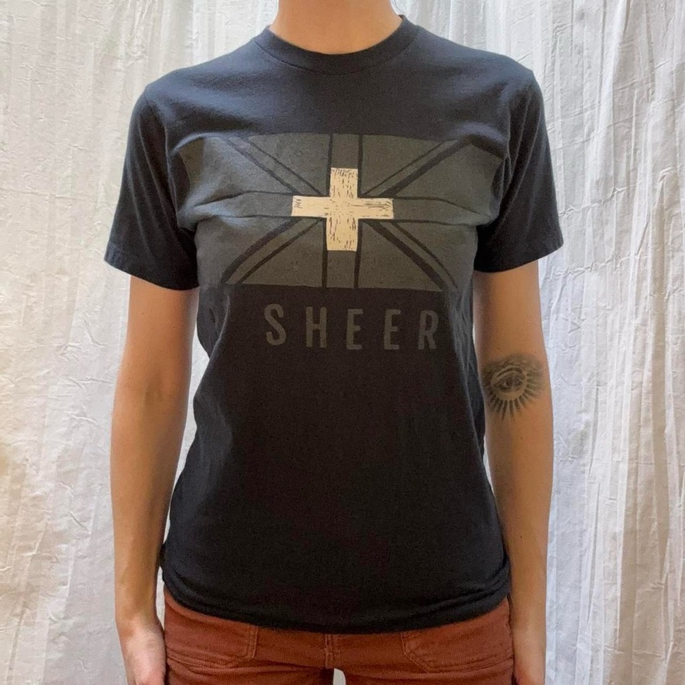 Ed Sheeran 2013 Blue Tour Concert Tee Shirt Unisex Small Band Tee